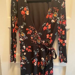 Casual wrap dress
